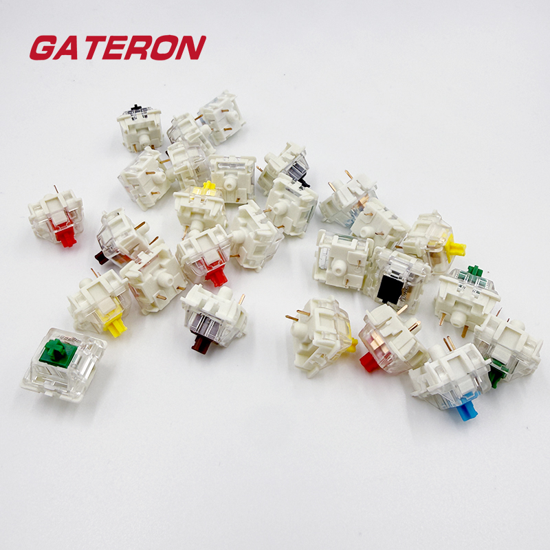 Keyboard Gaming Blue Switch - Механические переключатели Gateron KS-9, 3-контактные, красные,