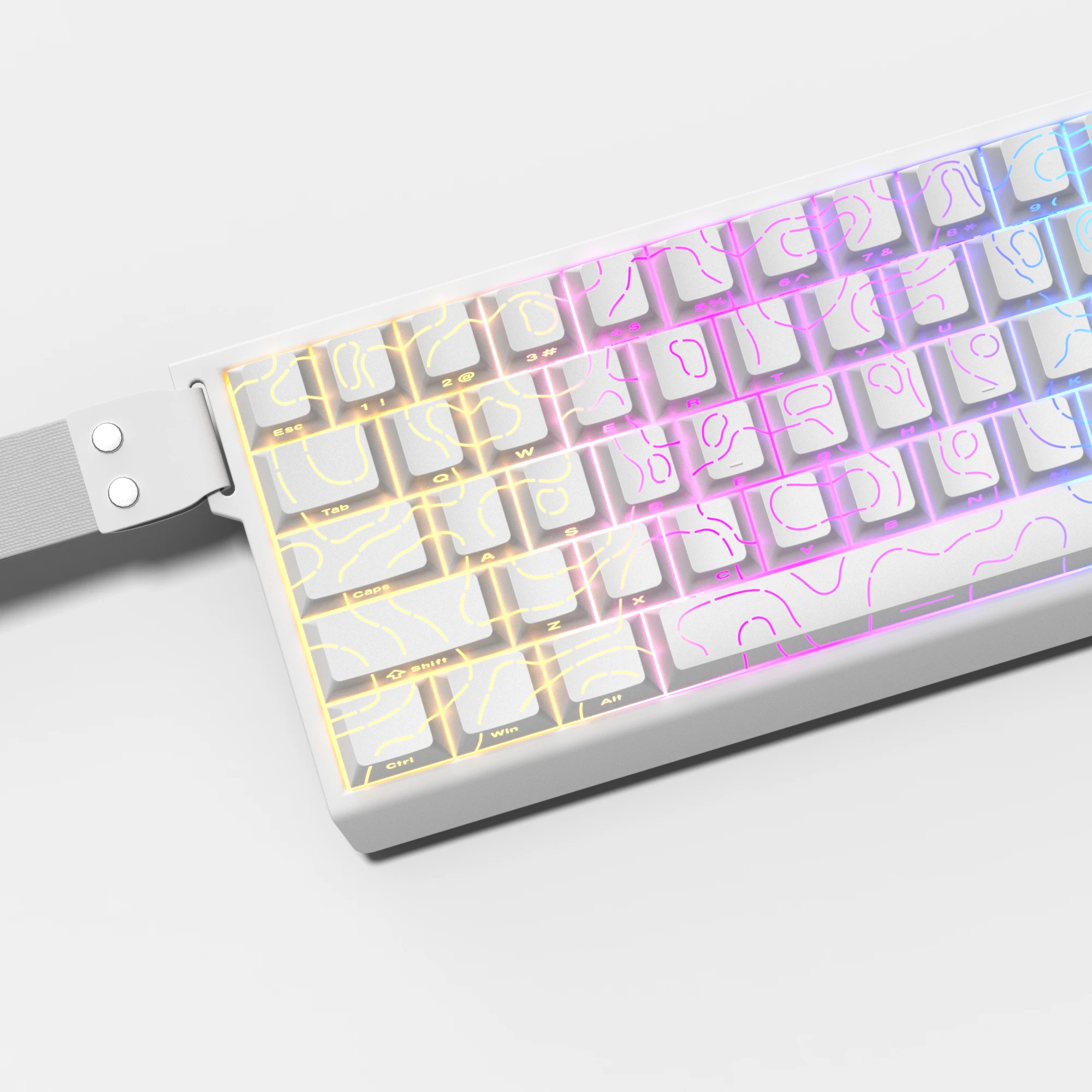 Gaming Keyboard 2026 - 2026 Супер новый белый Topographic 4.0