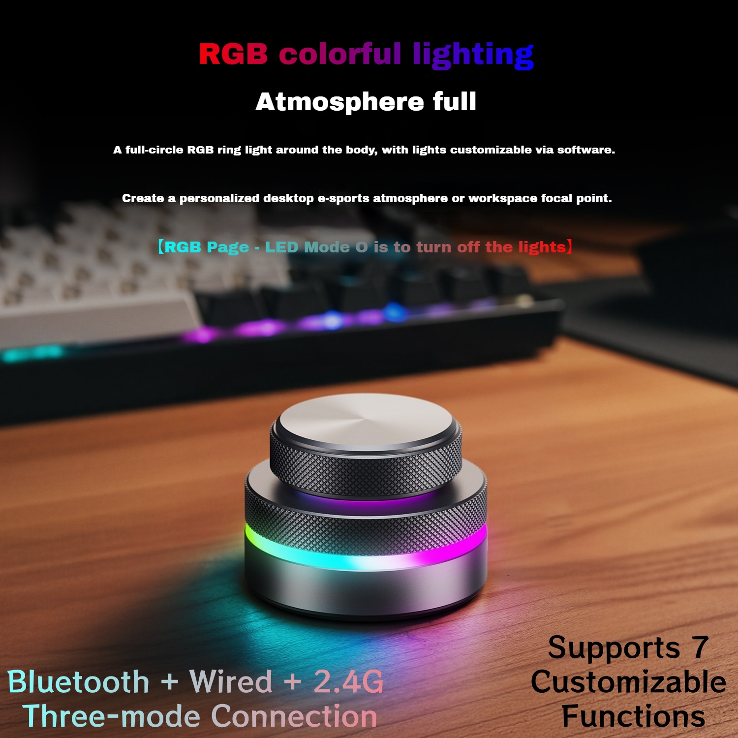 Gaming Keyboard No Rgb - RGB-клавиатура с двойной ручкой, настраиваемая мультимедийная