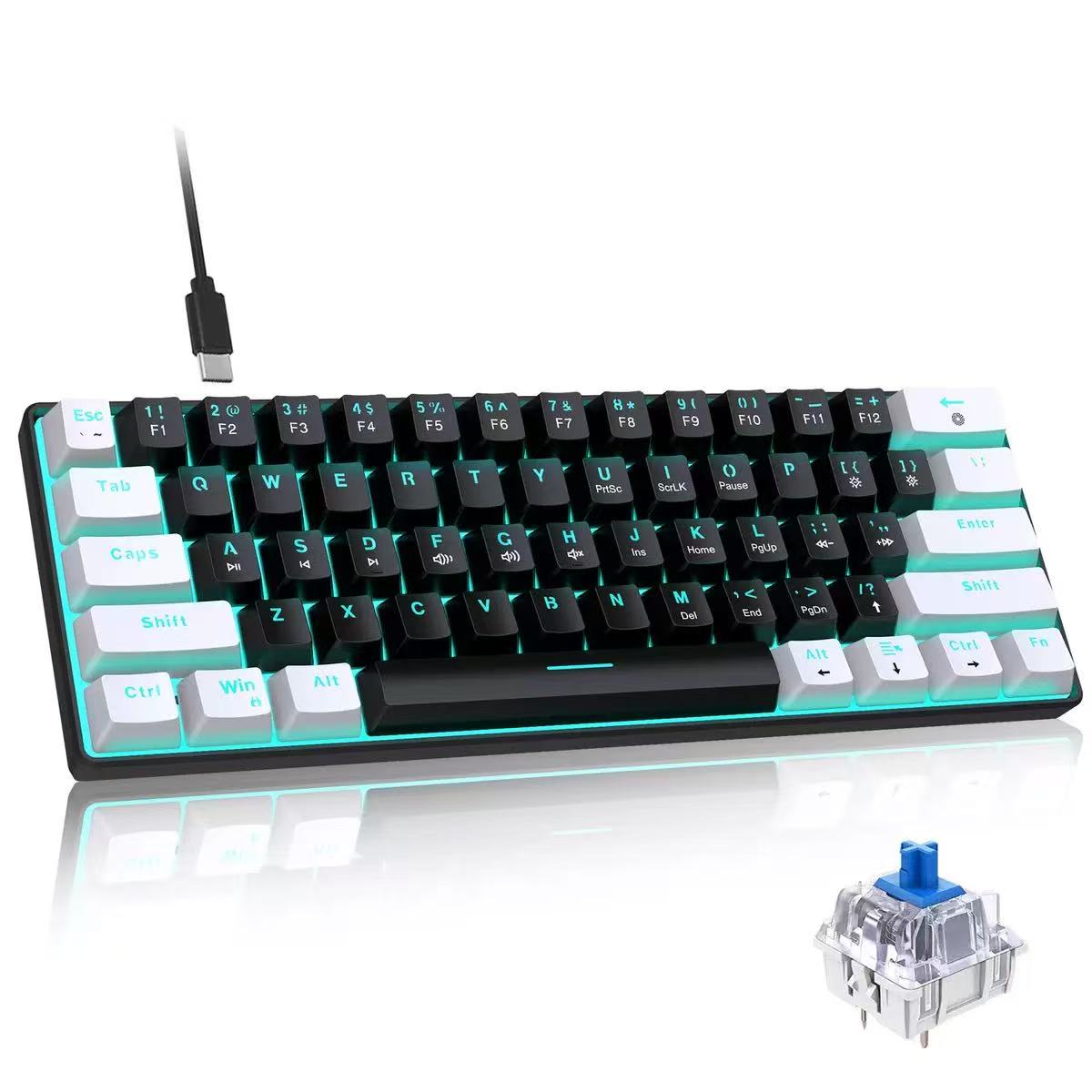 Механическая клавиатура 60%, и – обзор и цена Keyboard Gaming Blue Switch