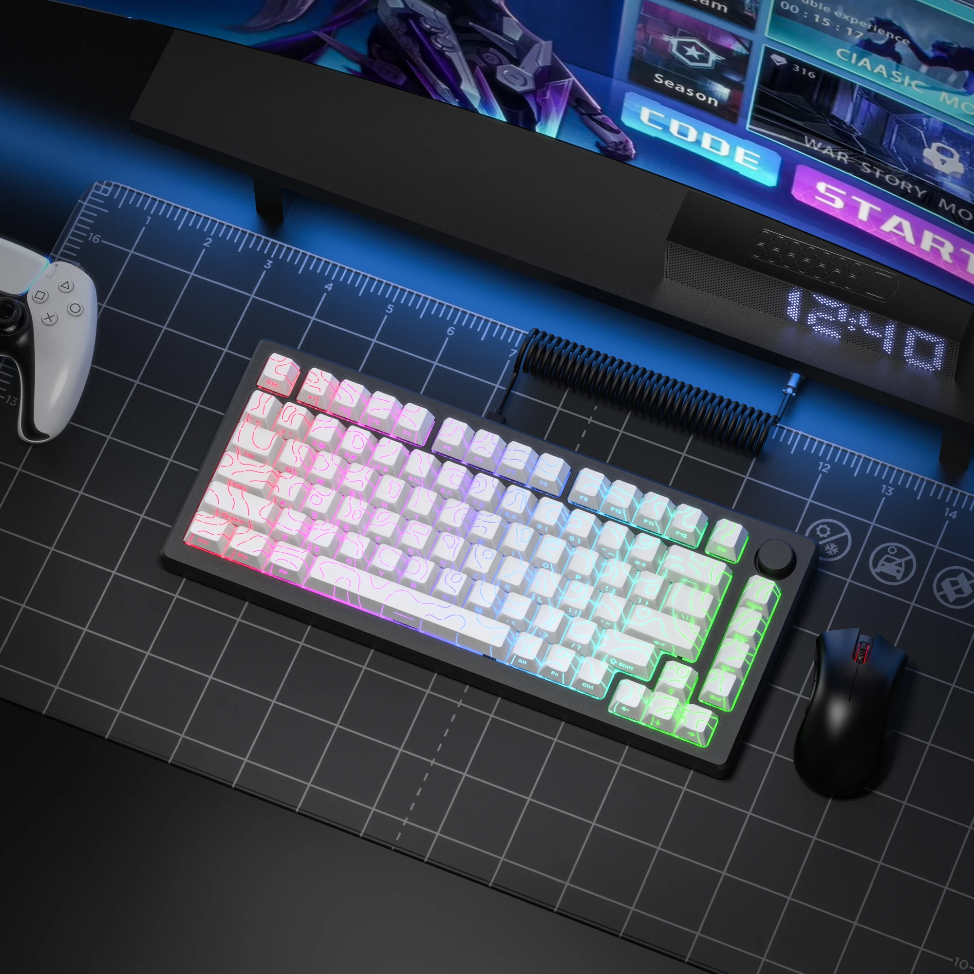 2026 Супер новый белый Topogra – обзор и цена Gaming Keyboard 2026