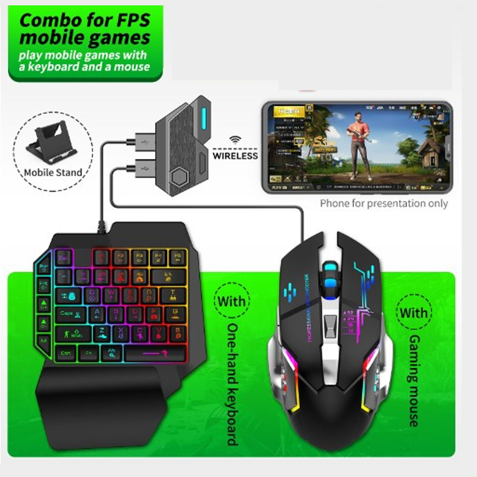 Комплект конвертера для клавиа – обзор и цена Gaming Keyboard Mini
