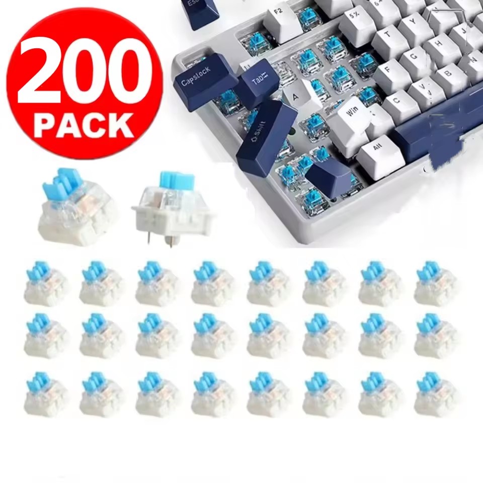 10/30 шт. 3-контактные механич – обзор и цена Keyboard Gaming Blue Switch